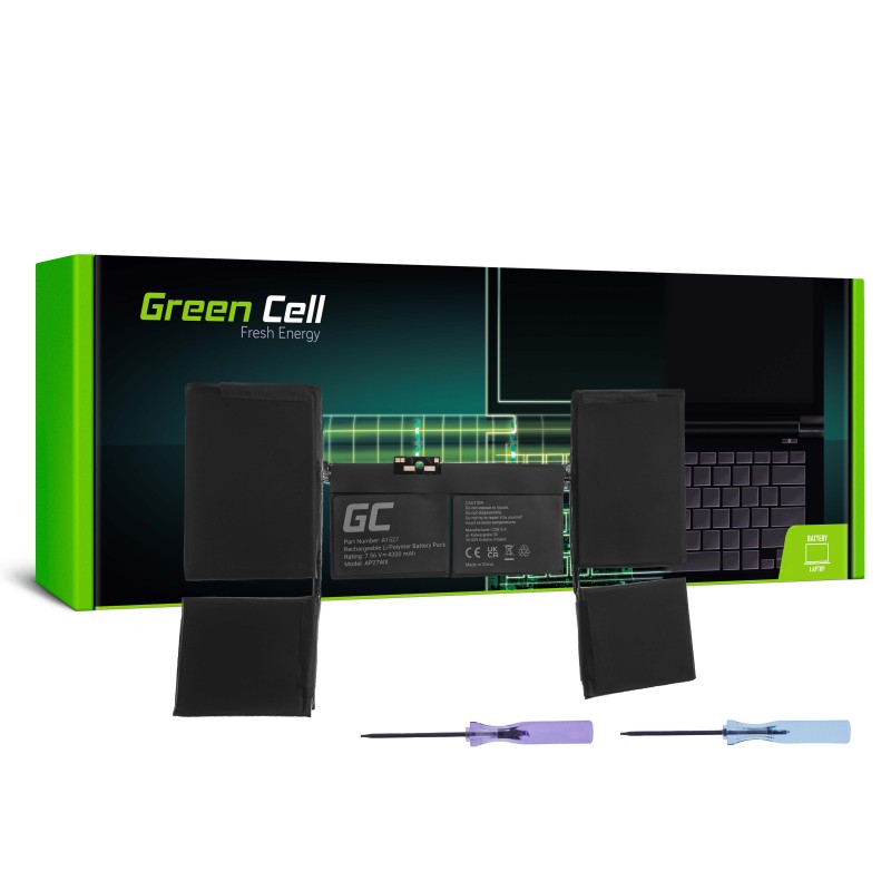 Green Cell Baterie A1527 pro Apple MacBook 12 A1534 Early 2015, Early 2016, Mid 2017 (AP27WX)